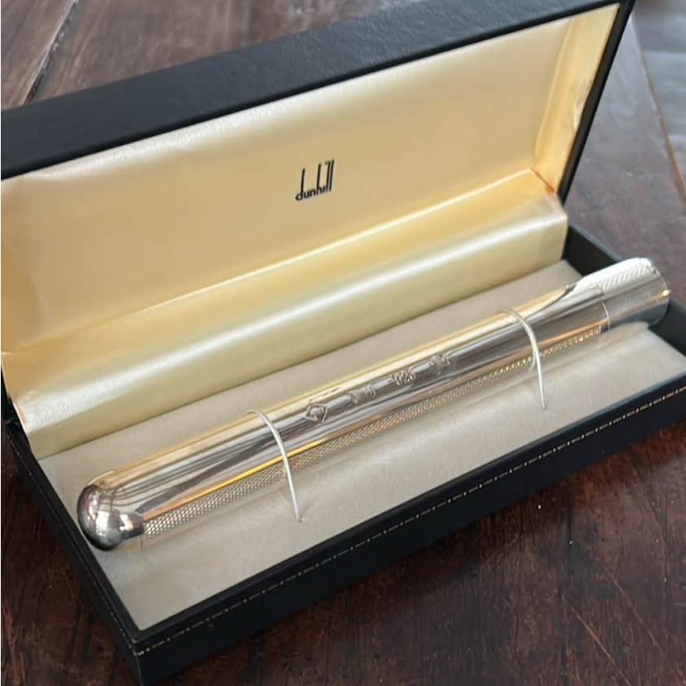Dunhill Silver Rolled Cigarette Case